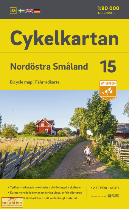 15 NORDÖSTRA SMÅLAND | Kartförlaget cycling map