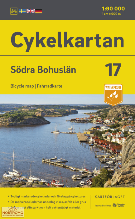 17 SÖDRA BOHUSLÄN | Kartförlaget cycling map