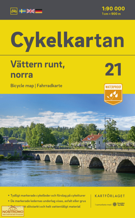 21 VÄTTERN RUNT NORRA | Kartförlaget cycling map