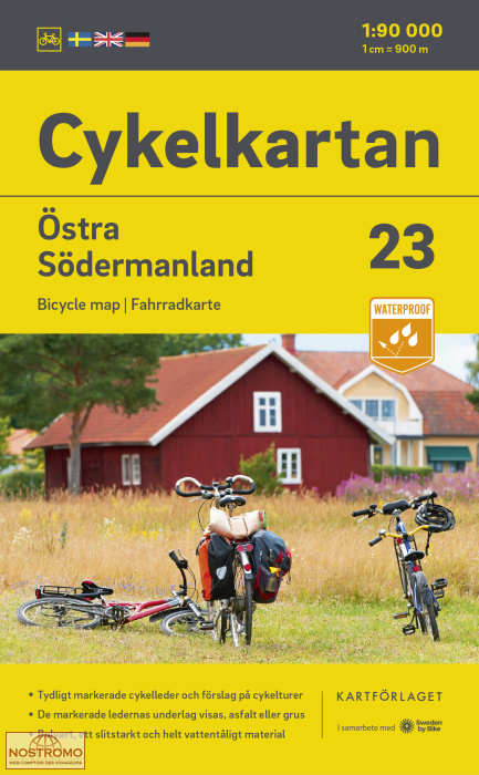 23 ÖSTRA SÖDERMANLAND | Kartförlaget cycling map