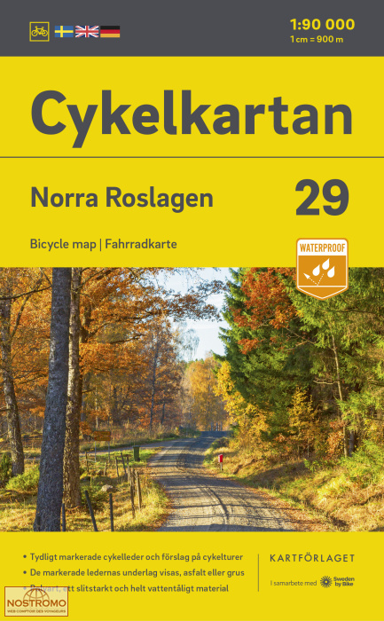 29 NORRA ROSLAGEN | Kartförlaget cycling map