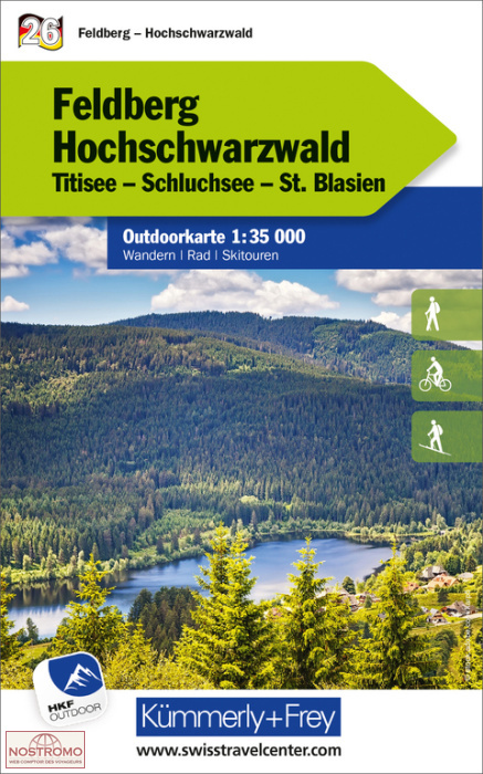 26 FELDBERG - HOCHSCHWARZWALD | Kümmerly+Frey hiking map