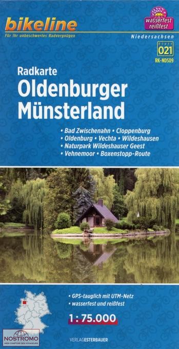 NDS09 OLDENBURGER MÜNSTERLAND | Esterbauer cycling map