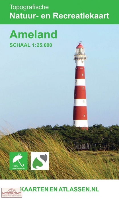 0050 - AMELAND | carte topographique K&A