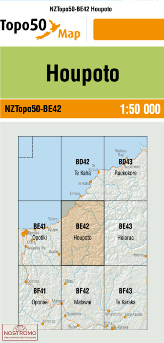 BE42 HOUPOTO | carte topographique LINZ