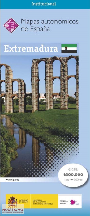 ESTRÉMADURE | carte touristique CNIG