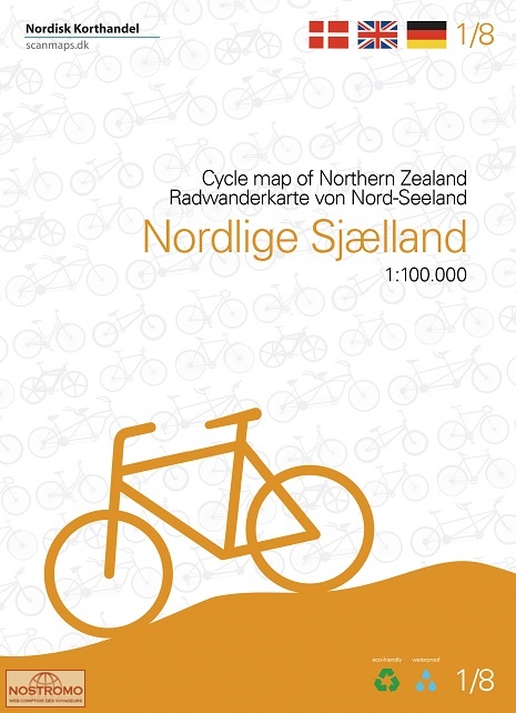 1 NORTH ZEALAND | Nordisk Korthandel cycling map