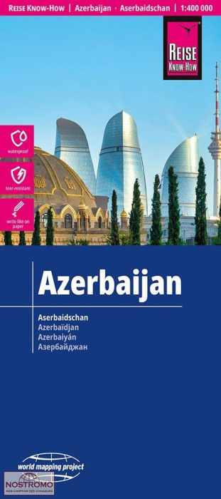 AZERBAÏDJAN | carte routière Reise Know-How