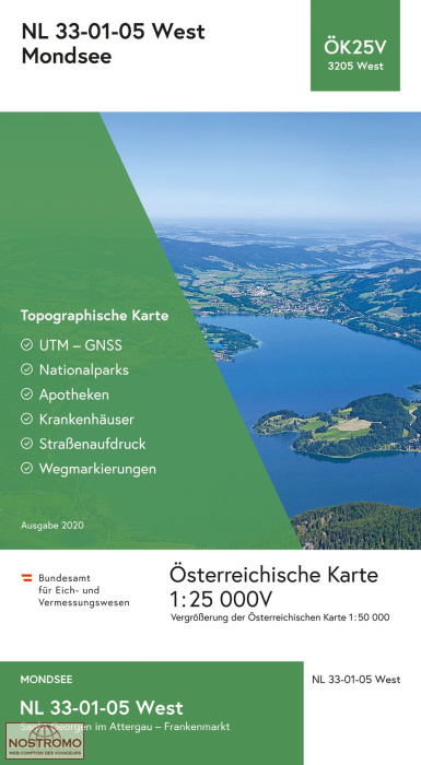 3205-WEST MONDSEE | BEV topographical map