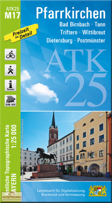 ATK25 - M17 PFARRKIRCHEN | LDBV hiking map