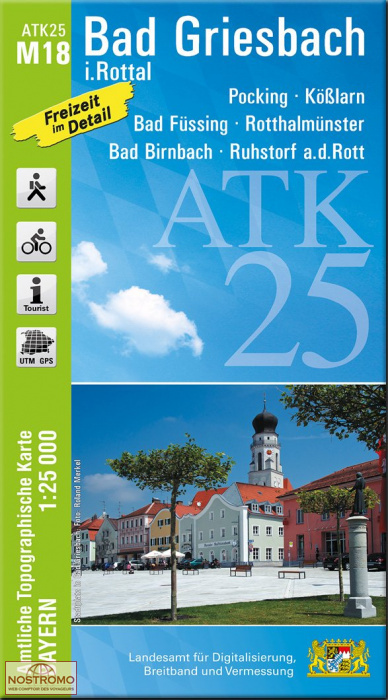 ATK25 - M18 BAD GRIESBACH IM ROTTAL | LDBV hiking map