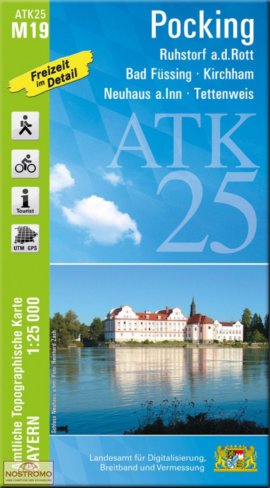 ATK25 - M19 POCKING | LDBV hiking map