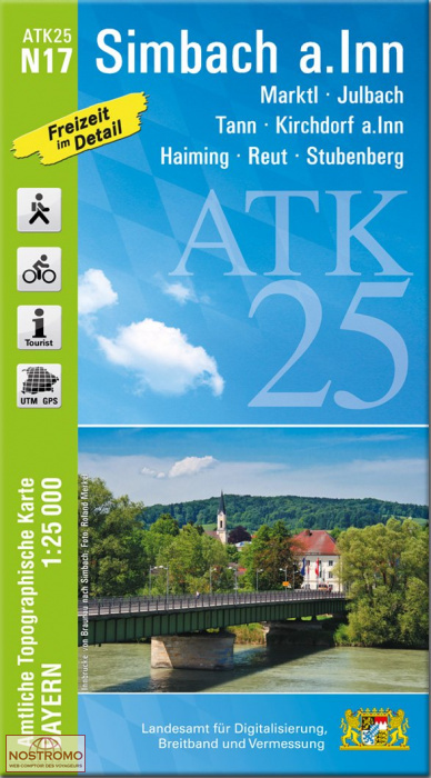 ATK25 - N17 SIMBACH AM INN | LDBV hiking map