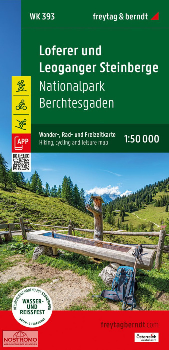 WK393 LOFERER UND LEOGANGER STEINBERGE | Freytag & Berndt hiking map