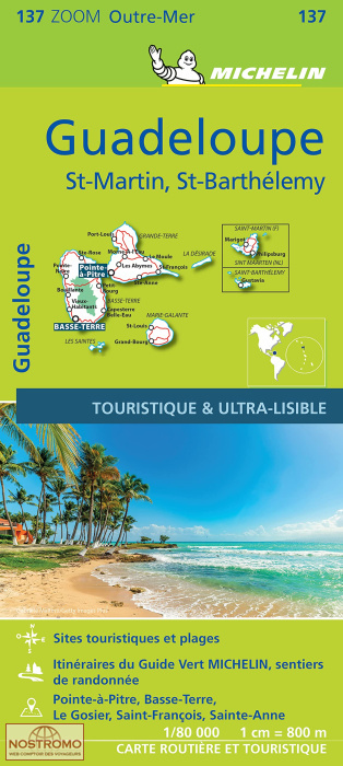 137 GUADELOUPE - ST-MARTIN - ST-BARTHÉLEMY | Michelin travel map