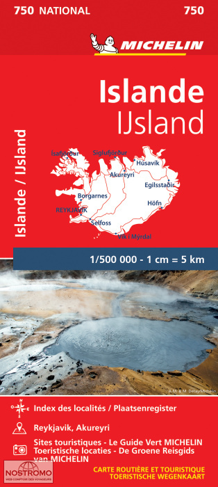 ICELAND 750 | Michelin road map