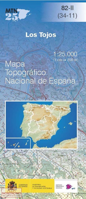 082-2 LOS TOJOS | CNIG topographical map