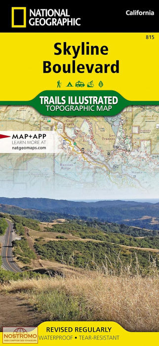 SKYLINE BOULEVARD | National Geographic hiking map