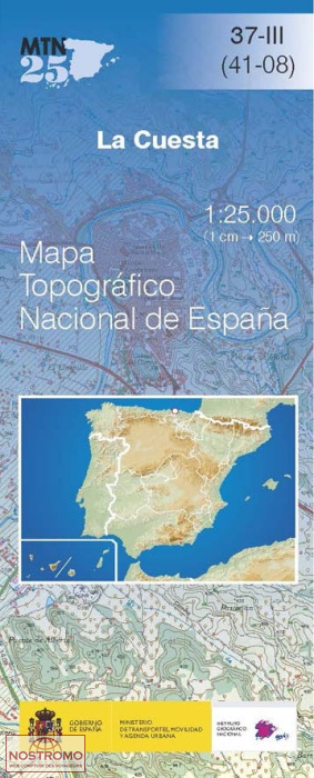 037-3 LA CUESTA | CNIG topographical map