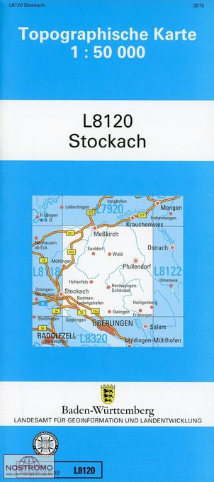 L8120 STOCKACH | carte topographique LGL