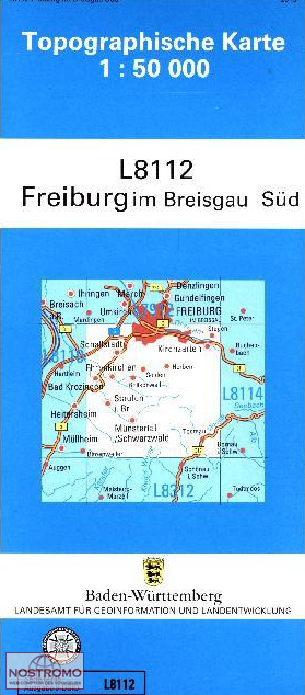 L8112 FREIBURG IM BREISGAU SÜD | carte topographique LGL