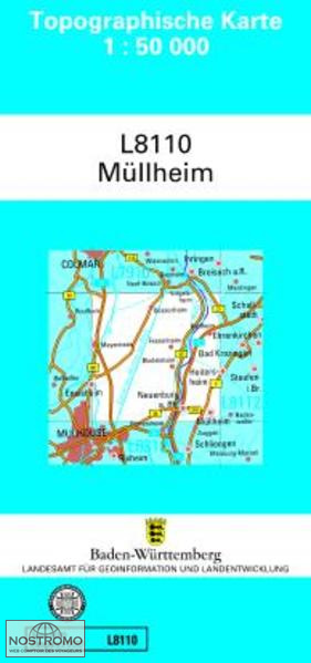 L8110 MÜLLHEIM | carte topographique LGL