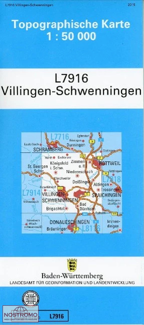 L7916 VILLINGEN-SCHWENNINGEN | carte topographique LGL