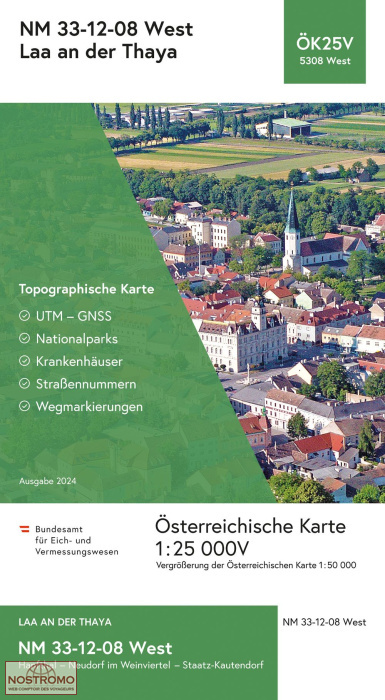 5308-WEST LAA AN DER THAYA | BEV topographical map
