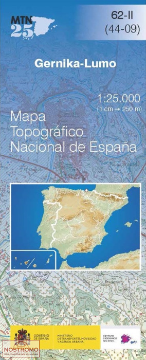 062-2 GERNIKA-LUMO | carte topographique CNIG