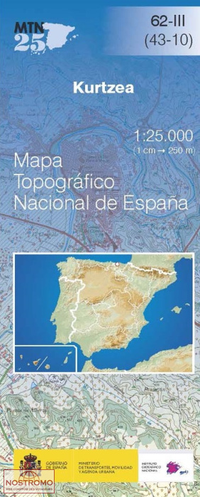 062-3 KURTZEA | carte topographique CNIG