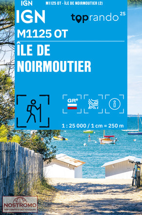 M1125OT ÎLE DE NOIRMOUTIER | IGN hiking map
