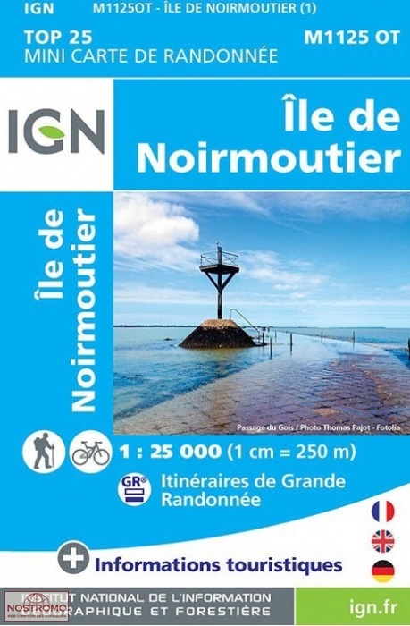 M1125OT ÎLE DE NOIRMOUTIER | IGN hiking map