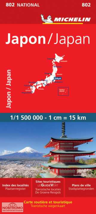 JAPON 802 | Michelin road map
