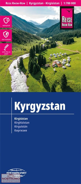 KYRGYZSTAN | Reise Know-How road map