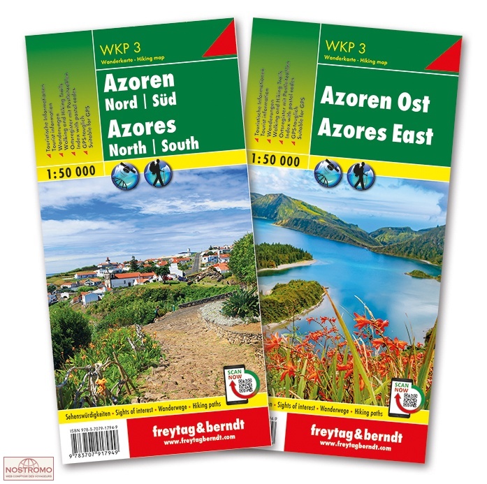 WKP3 AZORES | Freytag & Berndt hiking maps