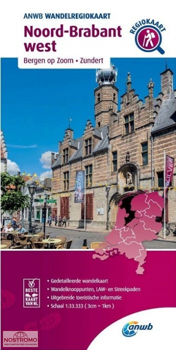 NOORD-BRABANT WEST | ANWB hiking map