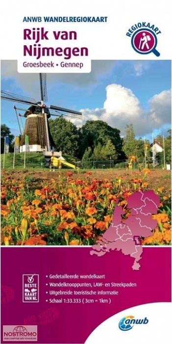 RIJK VAN NIJMEGEN | ANWB hiking map