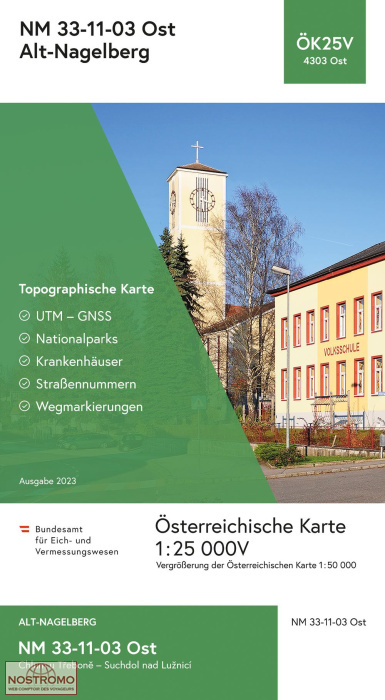 4303-WEST ALT-NAGELBERG | carte topographique BEV