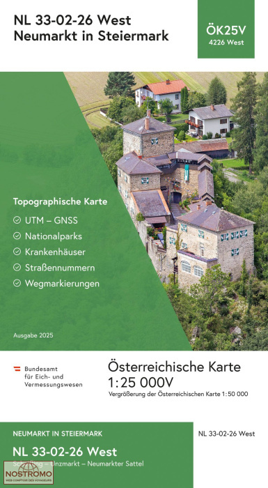 4226-WEST NEUMARKT IN STEIERMARK | BEV topographical map