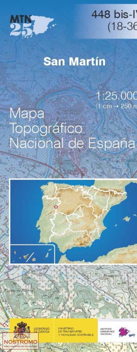 448-BIS-4 SAN MARTÍN | carte topographique CNIG