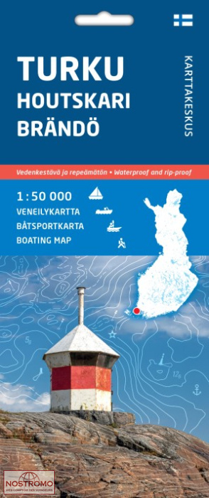 TURKU - HOUTSKARI - BRÄNDÖ | Karttakeskus water touring map
