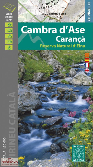 45 CAMBRA D’ASE – CARANÇÀ | Alpina hiking map