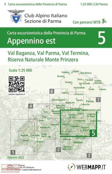 05 APPENNINO EST | CAI Parma hiking map