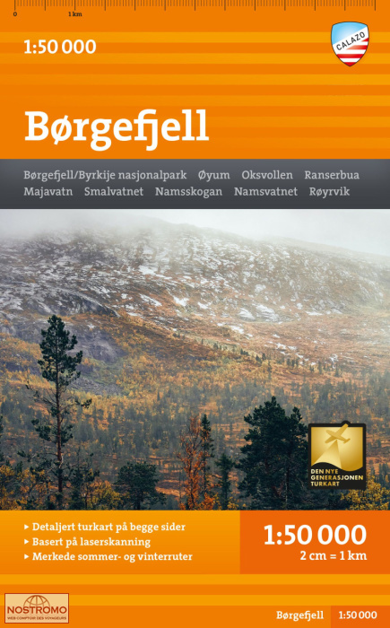 BØRGEFJELL | Calazo hiking map