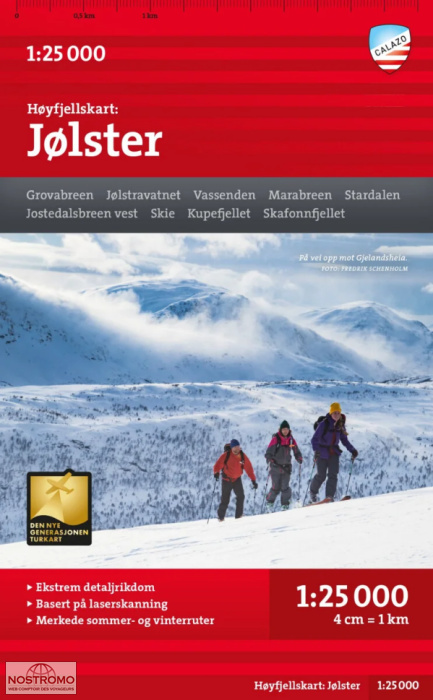 JØLSTER | carte de randonnée Calazo