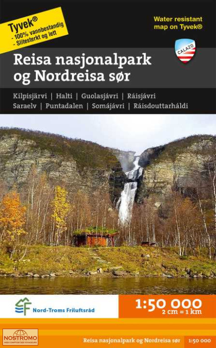 REISA NASJONALPARL OG NODREISA SØR | carte de randonnée Calazo