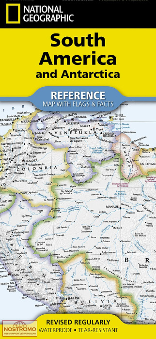 SOUTH AMERICA AND ANTARCTICA | National Geographic map
