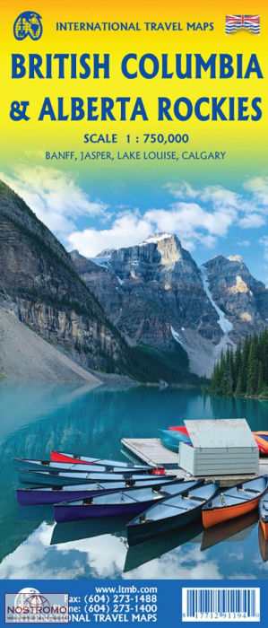BRITISH COLUMBIA & ALBERTA ROCKIES | ITMB travel map