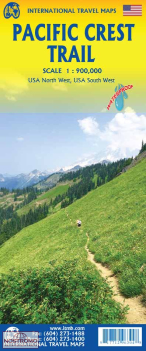 PACIFIC CREST TRAIL | carte touristique ITMB