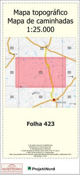 423 ALDEIA DA SERRA | carte topographique Projektnord